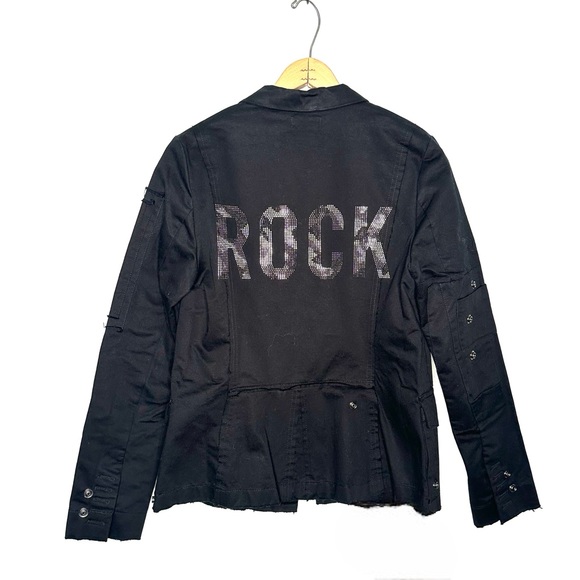 Zadig & Voltaire | Virginia Rock Strass Wings Jacket Size Medium NWT - Picture 6 of 14